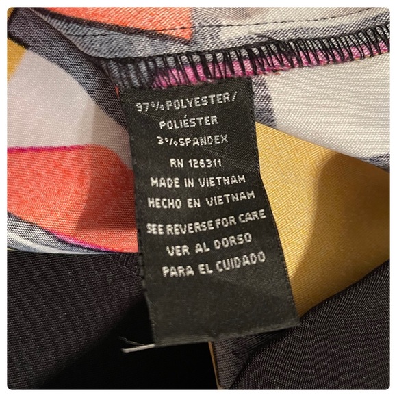 Ronni Nicole Abstract Print Midi Sheath Dress - Picture 6 of 7